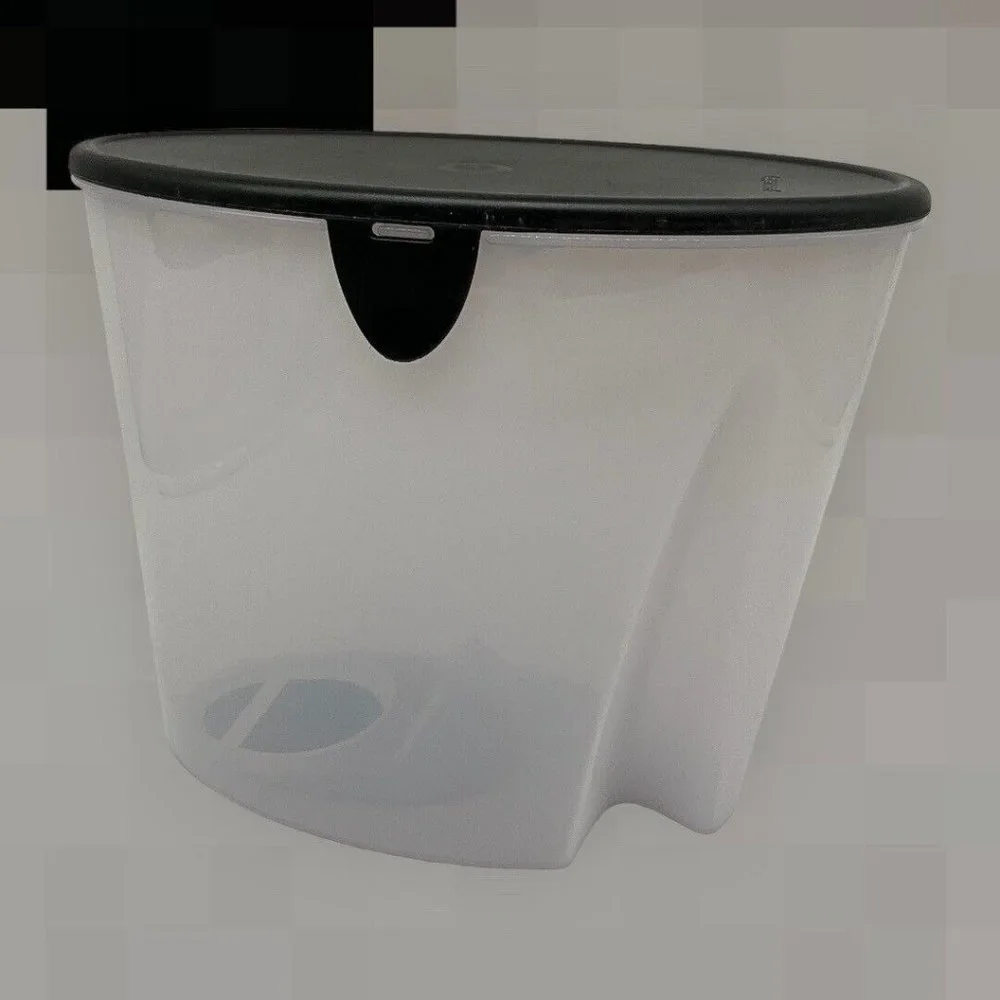 Tupperware Vintage First In First Out (FIFO) Canister with Black Lid